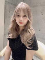 ロンドメリア 天神大名店(Lond Melia)&nbsp;★ミルクティーカラー/エアリーロング/ミルクティーベージュ★