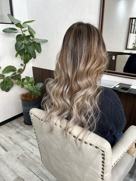 ベルヘアーデザイン 堺東(Belle hair Design) バレイヤージュ/グラデーション