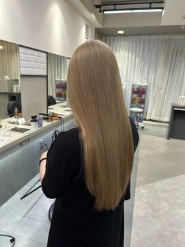 リリー(Lilley) 【lilley 稲永麻衣】ブリーチカラー+天神韓国ヘア