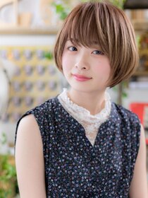 カバーヘア ブリス 大宮西口(COVER HAIR bliss) 斜めバング小顔前下がりマッシュボブショートh3大宮20代30代!