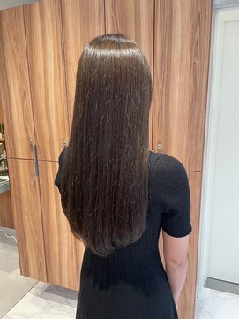 ガリカ 博多(Gallica) 【長まなみ】ブリーチなし柔らかく透けるオリーブベージュ