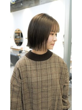 イオエ 梅田(ioe) ニュアンスカラー/グレージュ/ツヤ髪スタイル/髪質改善/縮毛矯正