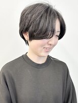 モリオ(morio) *前下がりショート耳かけショートくびれショート前髪30代40代2