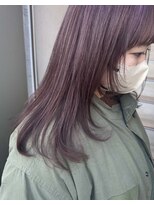 サロン ド ユーア(salon de yuua)&nbsp;フェイスレイヤー/レイヤーカット/ラベンダーグレージュカラー