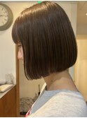 切りっぱなしボブ