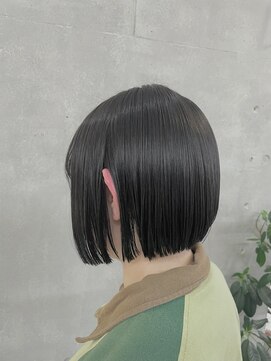 ネオリーブカフ 鶴ヶ峰店(Neolive caff) テリボブ　ミニボブ　ダークグレージュ