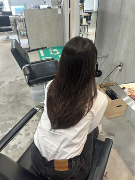 ラック(LUCK) レイヤーカット/船橋/くすみベージュ/細めハイライト