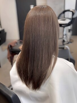 ソヨン 栄2号店(SOYON) 《ワンブリーチ》透明感カラー/グレージュ