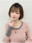 ♪ミニウルフレイヤーカット顔周り前髪韓国ショートボブ/池袋