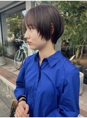 ショートヘア 顔まわりレイヤーカット 福島市