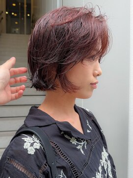 カフ(CAF) CAF 照下 ボブパーマ ニュアンス 夏のヘアアレンジ 大阪