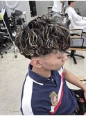 メンズパーマ×メッシュ