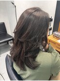 ミディアム×レイヤーカット