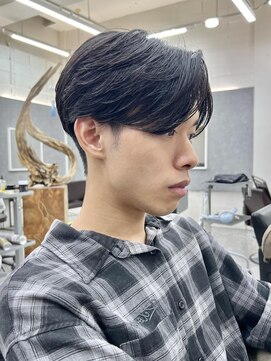 グロップ 町田(GLOP) 簡単に出来る毛流れニュアンスパーマ/メンズパーマ