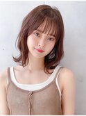 Say.ミディアムボブヘーゼルグレージュオリーブグレー表参道青山