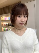 アビー(ABBEY3)&nbsp;外ハネボブラインボブ切りっぱなしボブヘイリーボブパッっとボブ