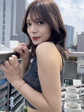 ディーバ 池袋東口(D.I.E.V.A) 20代30代40代50代上品くびれレイヤーボブ艶髪ナチュラルブラウン