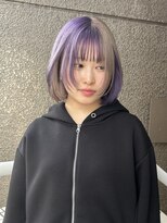 イエナ 渋谷(IENA)&nbsp;スモーキーカラーダークブラウンシャギーカットダブルカラー