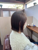 ナンバーエイト(number eight) 切りっぱなし外ハネ美シルエットこなれヘア20代30代40代
