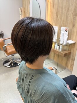 ラーゴム(Lagom)の写真/【朝のセットもお任せ♪】再現性を重視したカットでお家でも可愛いが続く♪伸びても気になりづらい◎