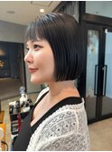 【黒髪×タッセルボブ】