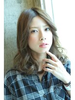 ルリアン 元住吉店(Le'lien)&nbsp;前髪長めのゆるふわセミディ