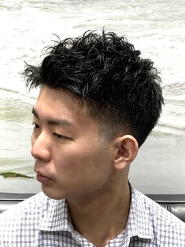 ヨシザワインク プレミアム 横浜 桜木町店(YOSHIZAWA Inc. PREMIUM) 【ヨシザワ横浜】アップバング無造作ビジネスパーマ