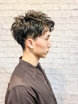 グレイスフル バーバープラチナム 六本木店(Graceful Barber platinum) 2ブロック6mmショートマッシュ、骨格補正、短髪パーマ