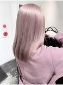 【GUEST_STYLE】Pink Beige    #ケアブリーチ#ホワイトアッシュ