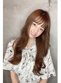 20代30代大人かわいいココアブラウンのロングヘア♪藤沢