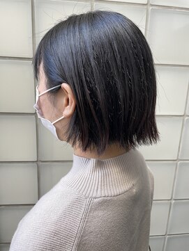 アルボーテルジェ(Art BeAute' ROUGET) 大人のミニボブ　20代30代40代50代60代グレージュくせ毛小顔