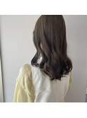 オリーブベージュと、韓国ヘア