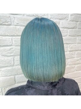 アンククロス 表参道(ANKH CROSS) ハイトーンアクアミントカラー