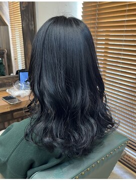 シュリット(schritt) 暗髪でも透明感☆ブルーブラック　rinri