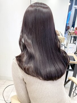 ランテルディ 渋谷(LANTERDIT) 【LANTERDIT】ラベンダーグレージュ暗髪フレンチガーリー/Risa