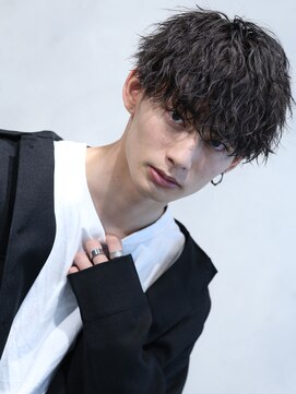 リップスヘアー 渋谷 annex(LIPPS hair) ツイストスパイラルパーマ前下がりVマッシュ