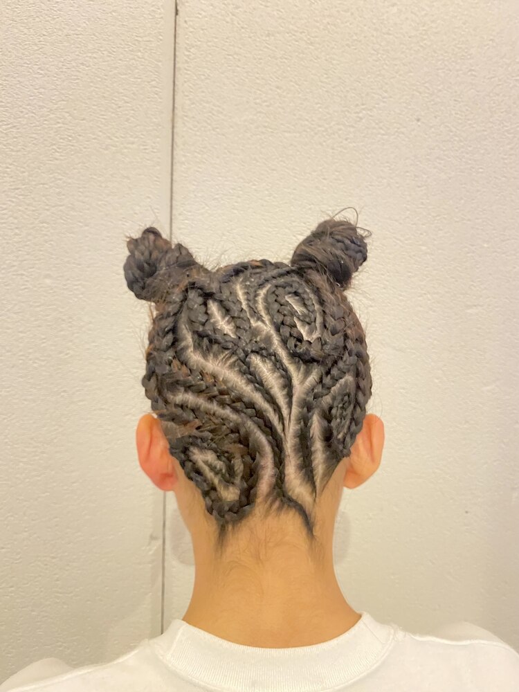 だんじり編み込み 3：L188599687｜ダム(DaM)のヘアスタイル 