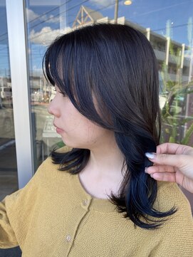 ポイントファイブバイソレイユ 小松店.5 by SOLEIL) 【インナーカラー】【ケアブリーチ】【秋冬カラー】