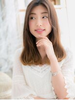 モッズヘア 越谷(mod's hair)&nbsp;センターパート小顔前下がりエアストレートc5越谷20代30代40代