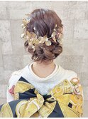 成人式ヘアアレンジ 双子ちゃん♪♪