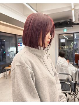 ノットイコール(not equal) ピンクボブ