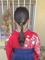 ティエドゥール エム(tiedeur × EMU)&nbsp;タイトな一本まとめ髪