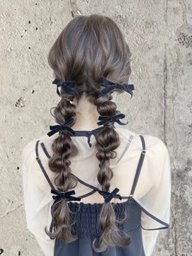 ヘアーデザイン グランツ 平成店(hair design Granz) ツインアレンジ☆ロング