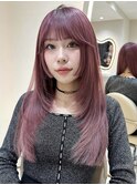 ザクザクレイヤーカット巻き方簡単ミディアムロング韓国表参道