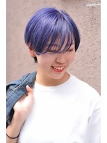 シャイニー(SHINY)&nbsp;ハンサムショート/ブリーチカラー/池袋ショート人気/池袋駅/小顔