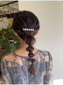 およばれヘアアレンジ