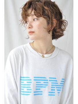 トリッカ シブヤ(TRICCA SHIBUYA) ヴィンテージパーマボブ/ボブパーマ/ベージュカラー/渋谷