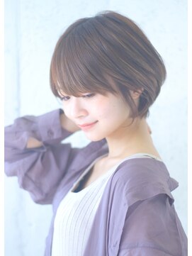 ヘア ルミナス バイ フォルテ(HAIR LUMINAS by FORTE) こなれミディ/前髪/黒髪/ボブルフ/ネビージュ/小顔/ワンレン