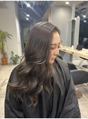 透明感グレージュ