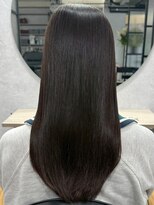 ハーシーバイアポロ 相模大野(HERSHE by apollo) x髪質改善/ホワイトグレージュ/レイヤーカット/チェリーブラウン
